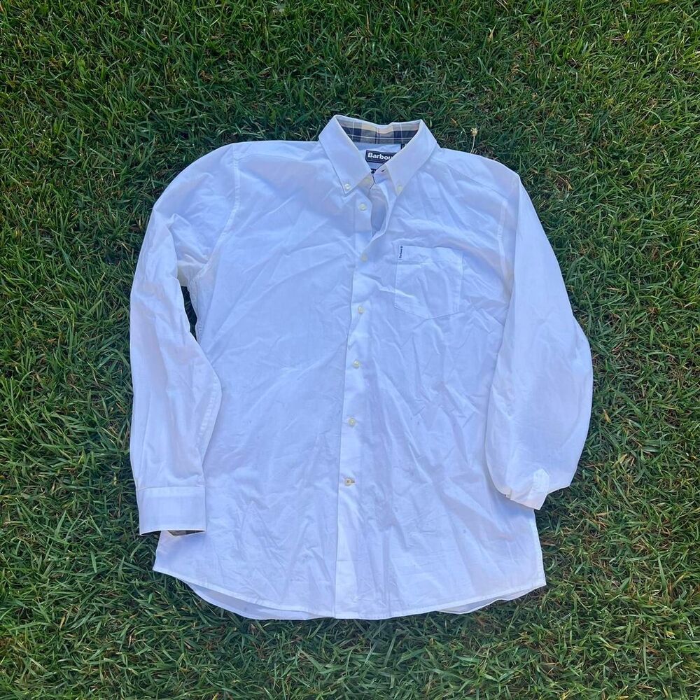 Barbour Tailored fit y2k long sleeve tee mens size L large